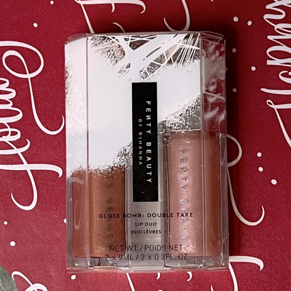 FENTY by Rihanna Fenty Beauty Gloss Bomb Duo Sweetmouth and Fenty Glow FULL SIZE - Picture 2 of 5
